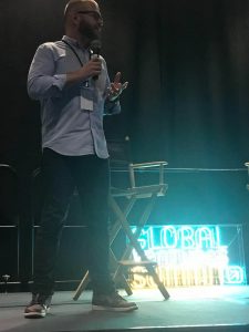 Justin Welsh Speaking at Global Venture Summit, in LA.