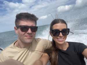 Filip Boksa vacationing with his wife in Florida.